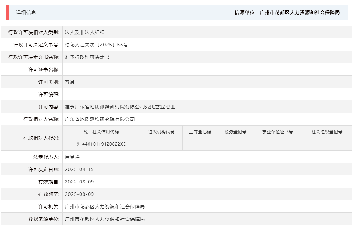 4.15准予广东省地质测绘研究院有限公司变更营业地址.png